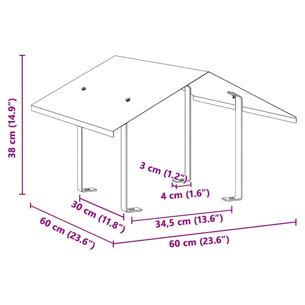 Rookkap Zilver 60 x 60 x 38 cm Roestvrij staal is nu te koop bij PeponiXL, paradijselijk wonen!