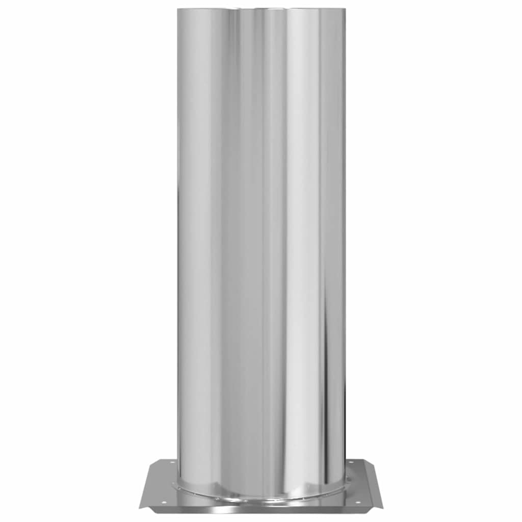 Schouwkop Verlenging Zilver 29 x 29 x 50 cm Roestvrij staal is nu te koop bij PeponiXL, paradijselijk wonen!