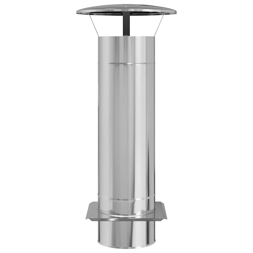 Schouw Verlenging Zilver 35 x 35 x 82 cm Roestvrij staal is nu te koop bij PeponiXL, paradijselijk wonen!