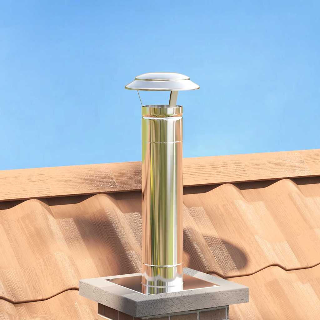 Regenbescherming voor Schoorsteen Zilver 20 x 20 x 18 cm is nu te koop bij PeponiXL, paradijselijk wonen!