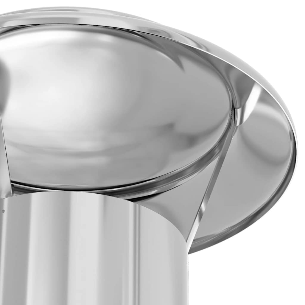 Regenbescherming voor Schoorsteen Zilver 25 x 25 x 20 cm is nu te koop bij PeponiXL, paradijselijk wonen!