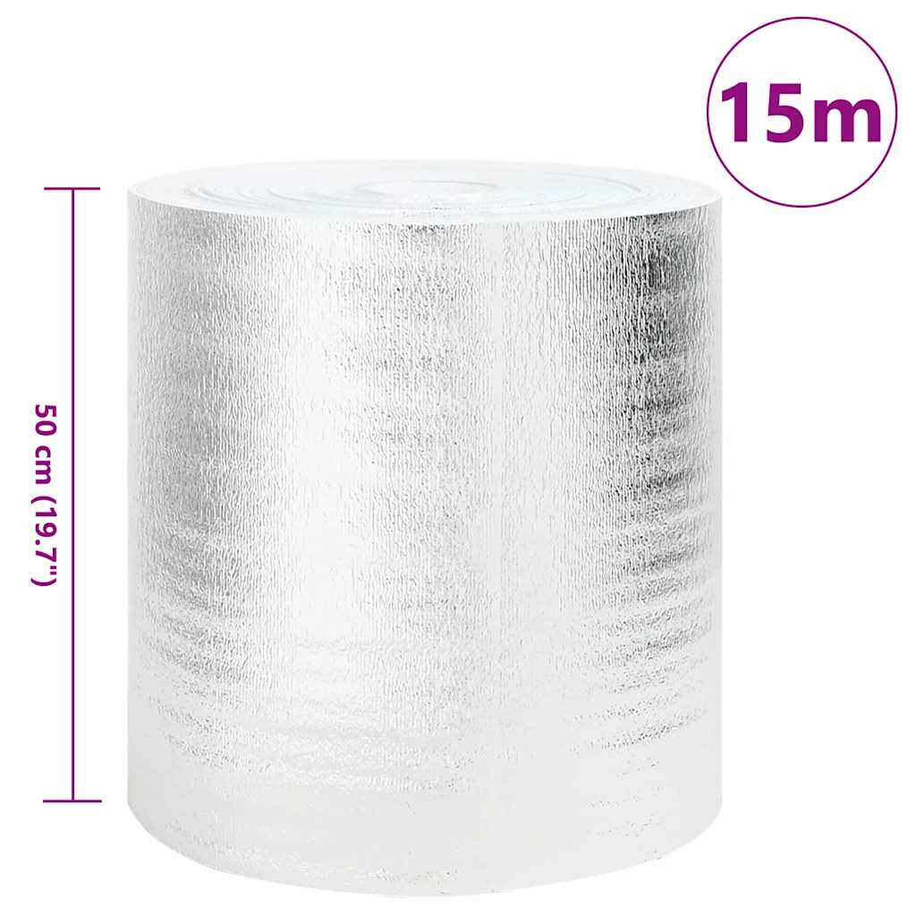 Radiatorfolie Zilver 15 x 0,5 m Polyetheen is nu te koop bij PeponiXL, paradijselijk wonen!