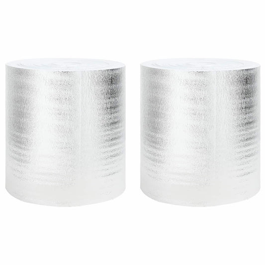 Radiatorfolie 2 pcs Zilver 25 x 0,5 m Polyetheen is nu te koop bij PeponiXL, paradijselijk wonen!
