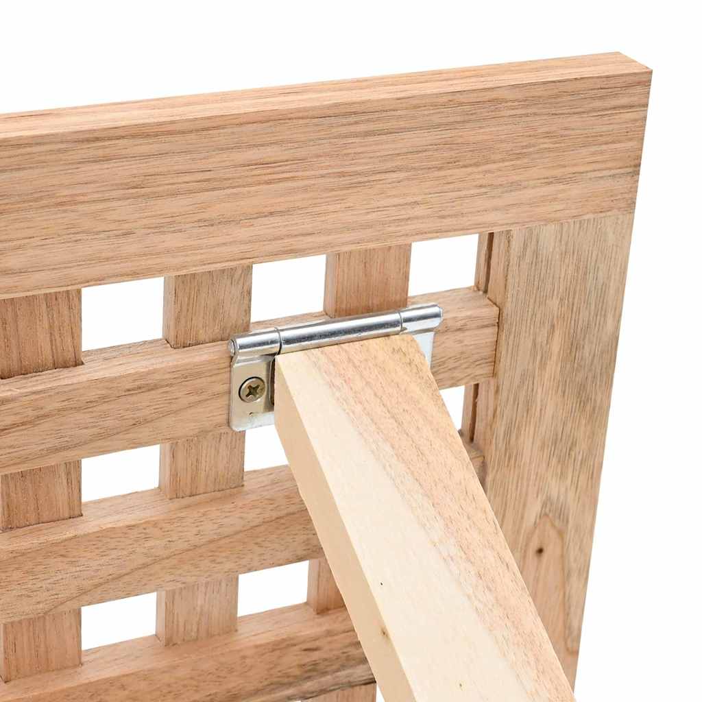 Salontafel Bruin 33 x 33 x 40,5 cm Massief Notenhout is nu te koop bij PeponiXL, paradijselijk wonen!