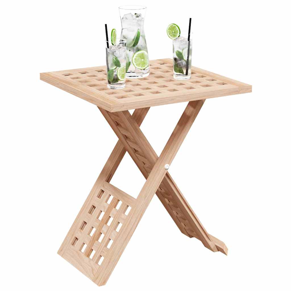 Salontafel Bruin 33 x 33 x 40,5 cm Massief Notenhout is nu te koop bij PeponiXL, paradijselijk wonen!