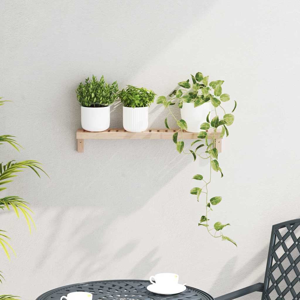 Wandhangrek Naturel 62 x 10 x 12,5 cm Massief Notenhout is nu te koop bij PeponiXL, paradijselijk wonen!