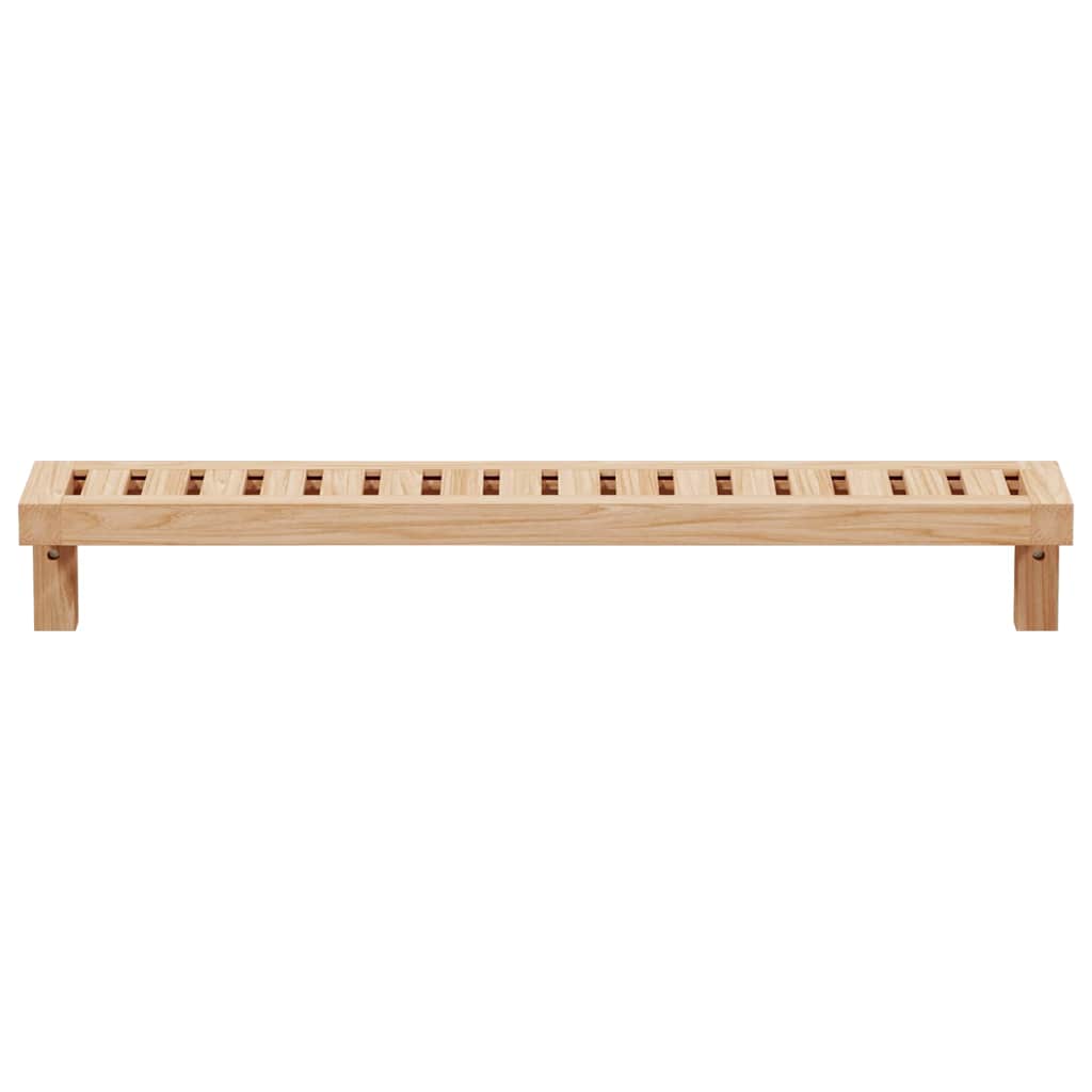 Wandhangrek Naturel 62 x 10 x 12,5 cm Massief Notenhout is nu te koop bij PeponiXL, paradijselijk wonen!