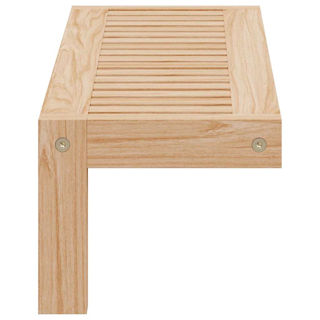 Wandhangrek Naturel 62 x 10 x 12,5 cm Massief Notenhout is nu te koop bij PeponiXL, paradijselijk wonen!