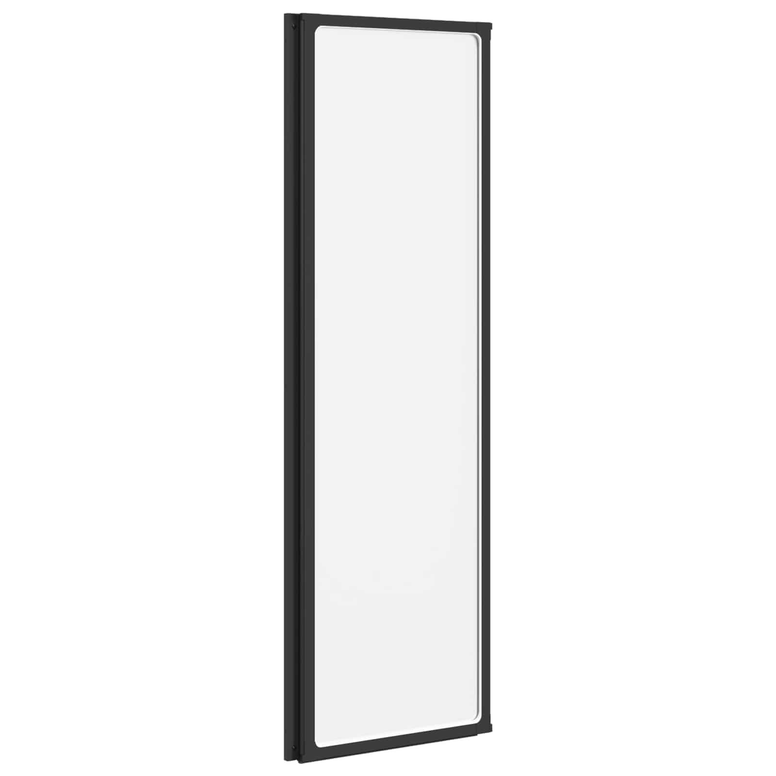 Douchescherm Zwart 132 x 2 x 140 cm Aluminium en PP is nu te koop bij PeponiXL, paradijselijk wonen!