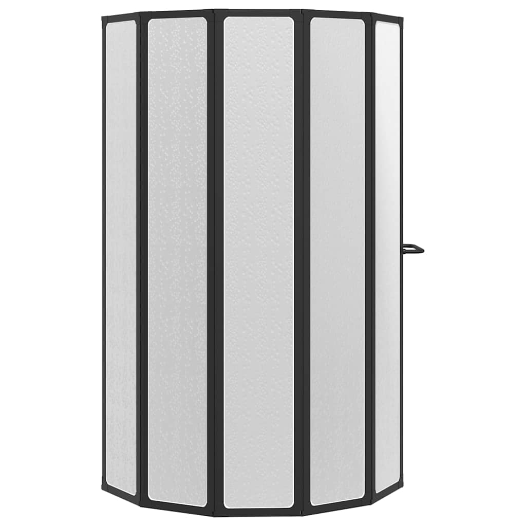 Douchescherm Anders Zwart 168 x 140 cm Aluminium is nu te koop bij PeponiXL, paradijselijk wonen!