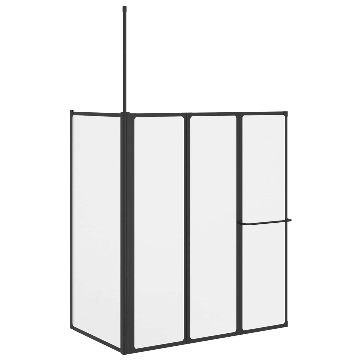 Douchescherm Wit 120 x 70 x 137 cm Aluminium is nu te koop bij PeponiXL, paradijselijk wonen!