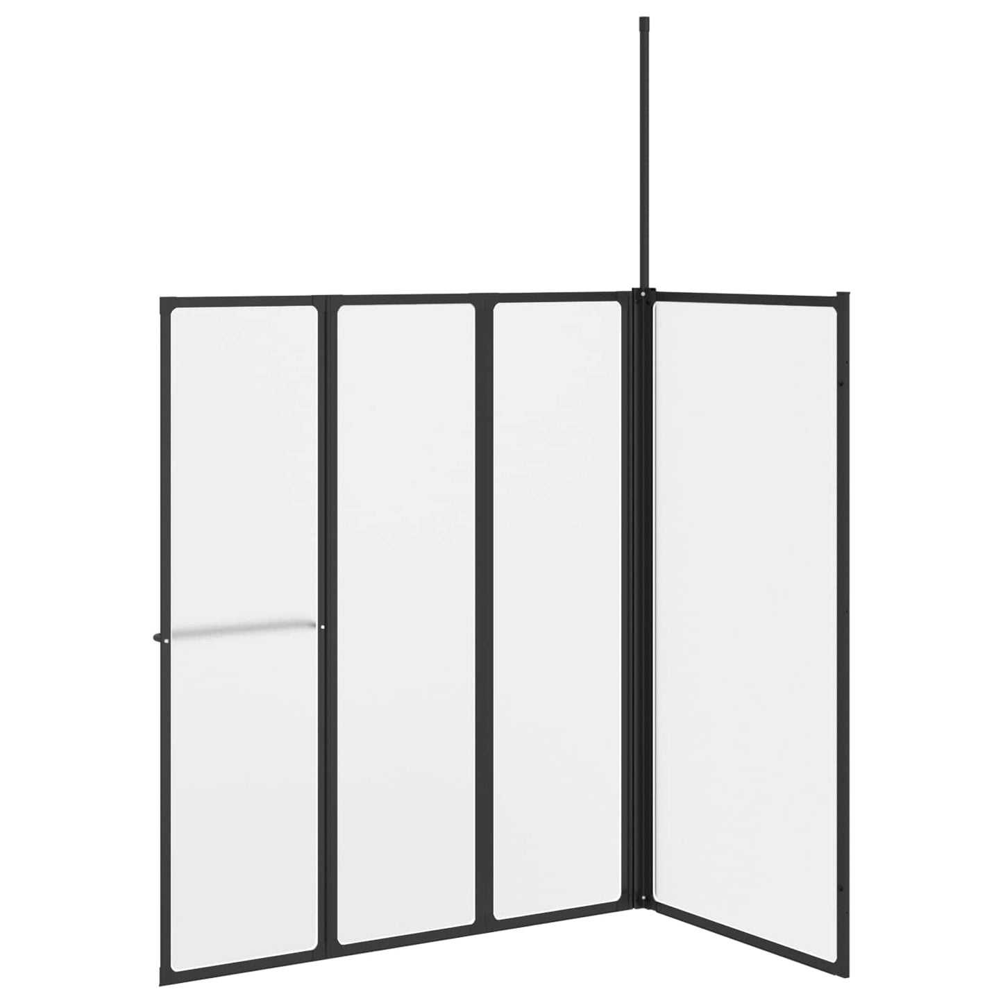 Douchescherm Wit 120 x 70 x 137 cm Aluminium is nu te koop bij PeponiXL, paradijselijk wonen!