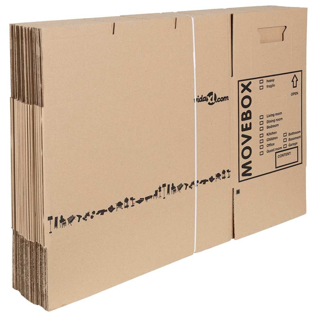 Verhuisdoos 20 pcs Naturel 59 x 31,5 x 31,5 cm Karton is nu te koop bij PeponiXL, paradijselijk wonen!