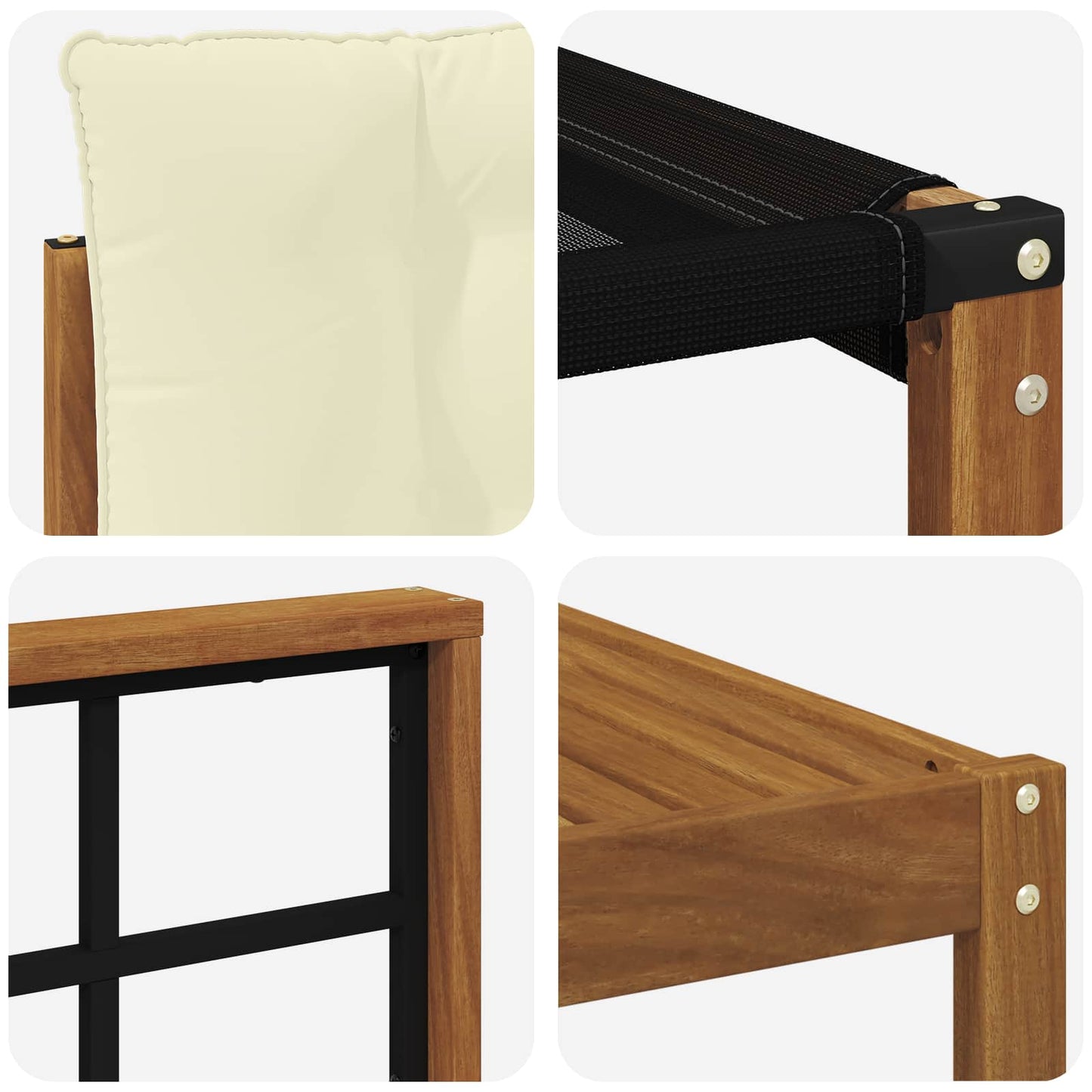 Buiten bankenset met kussen 7 pcs Natuurlijk en Crème is nu te koop bij PeponiXL, paradijselijk wonen!