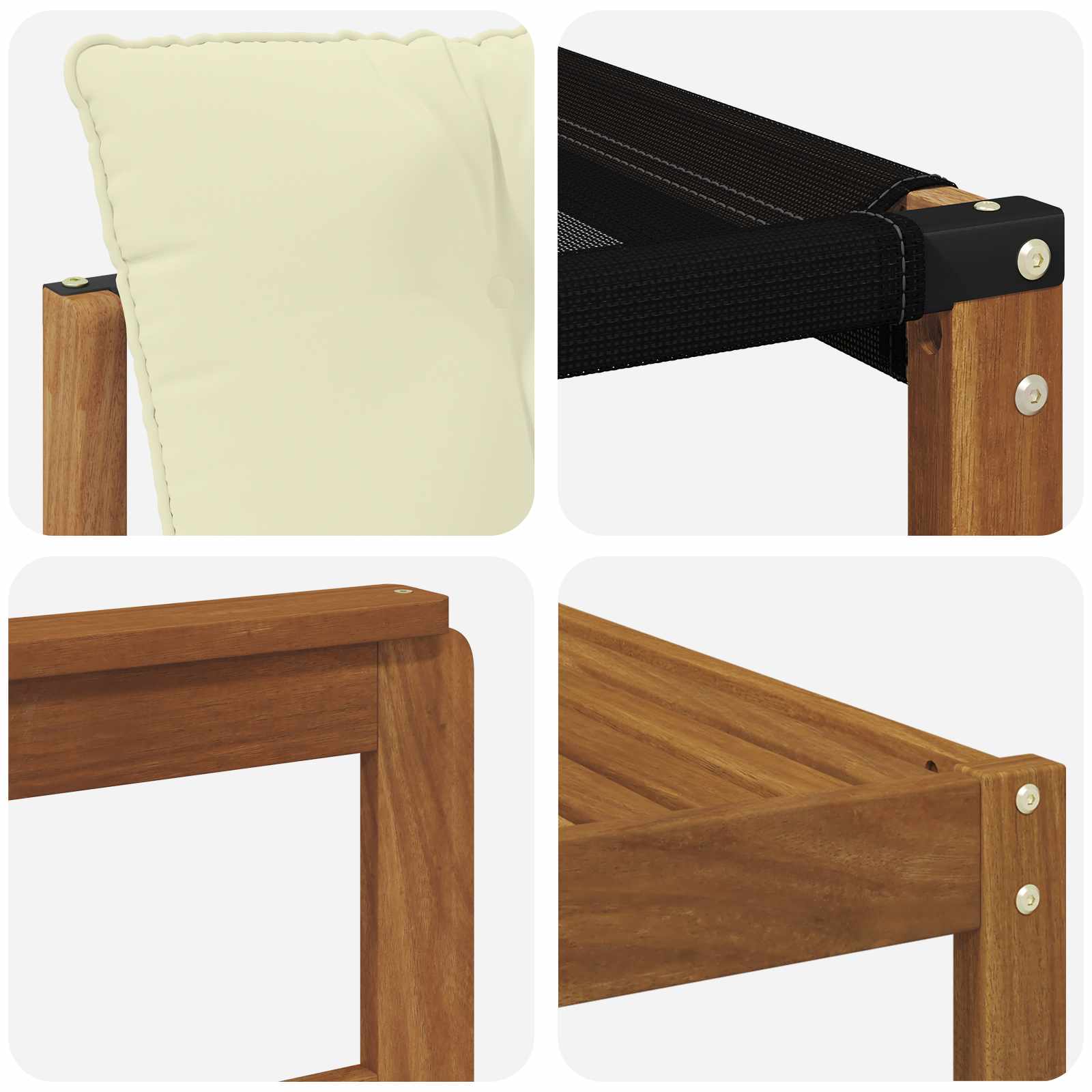 Buiten bankenset met kussen 8 pcs Natuurlijk en Crème is nu te koop bij PeponiXL, paradijselijk wonen!