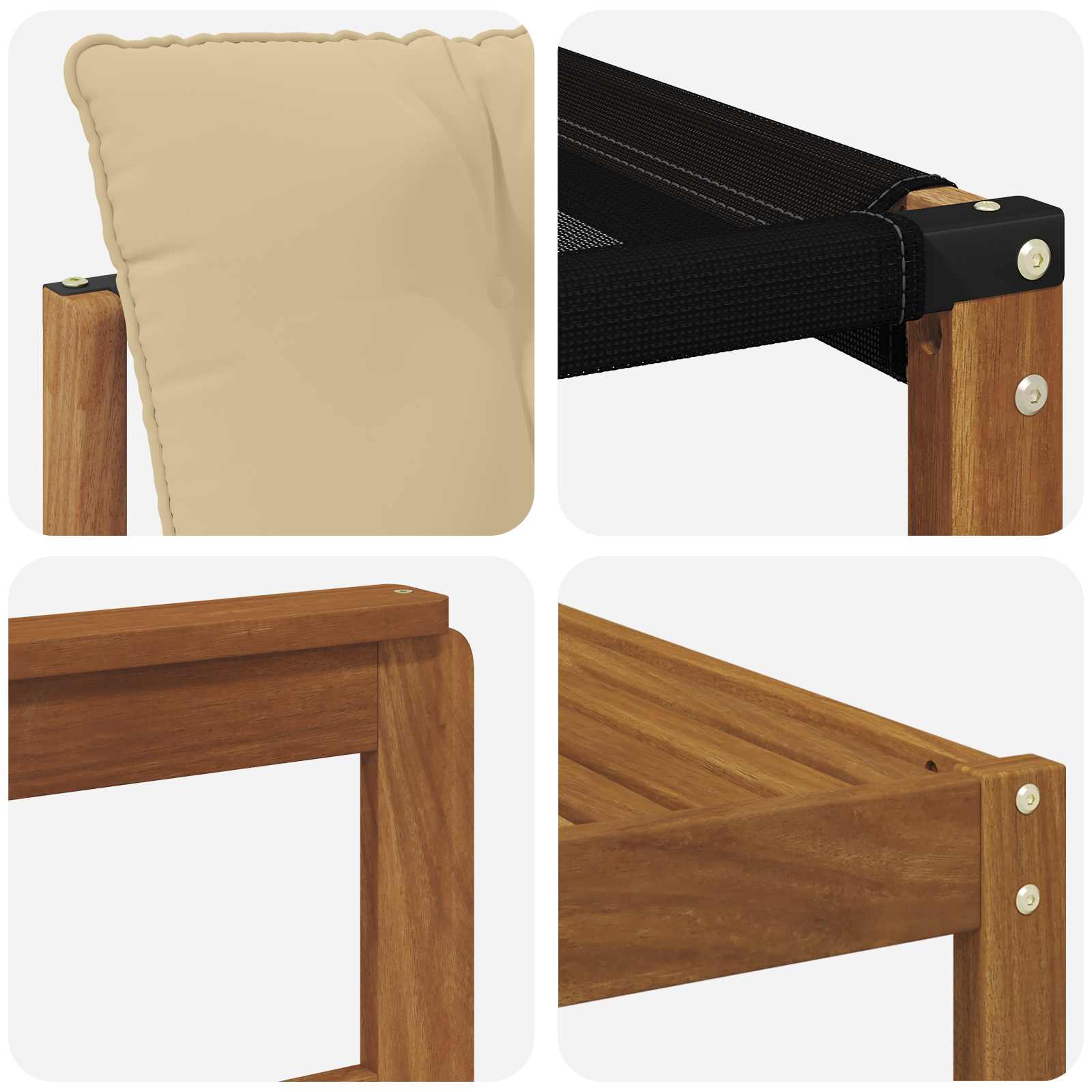 Buiten bankenset met kussen 9 pcs Natuurlijk en Beige is nu te koop bij PeponiXL, paradijselijk wonen!