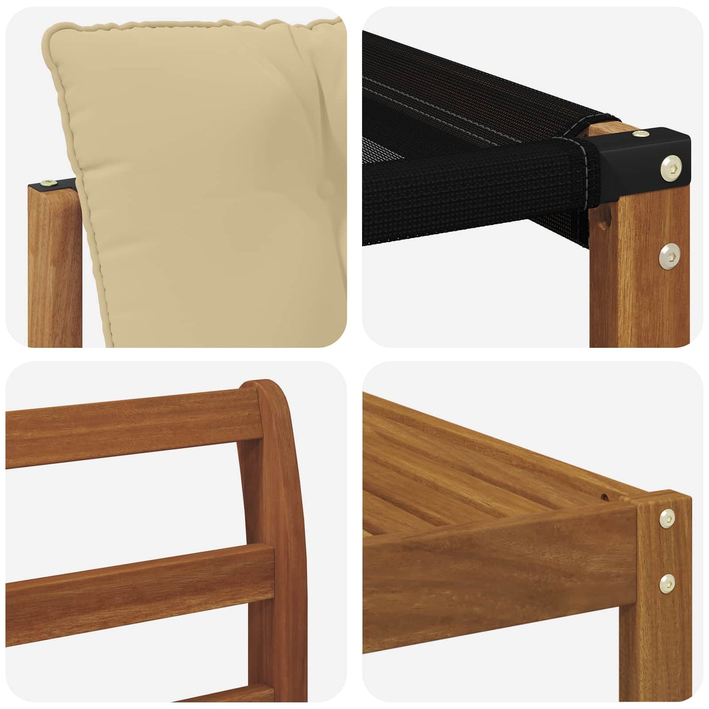 Buiten bankenset met kussen 9 pcs Natuurlijk en Beige is nu te koop bij PeponiXL, paradijselijk wonen!