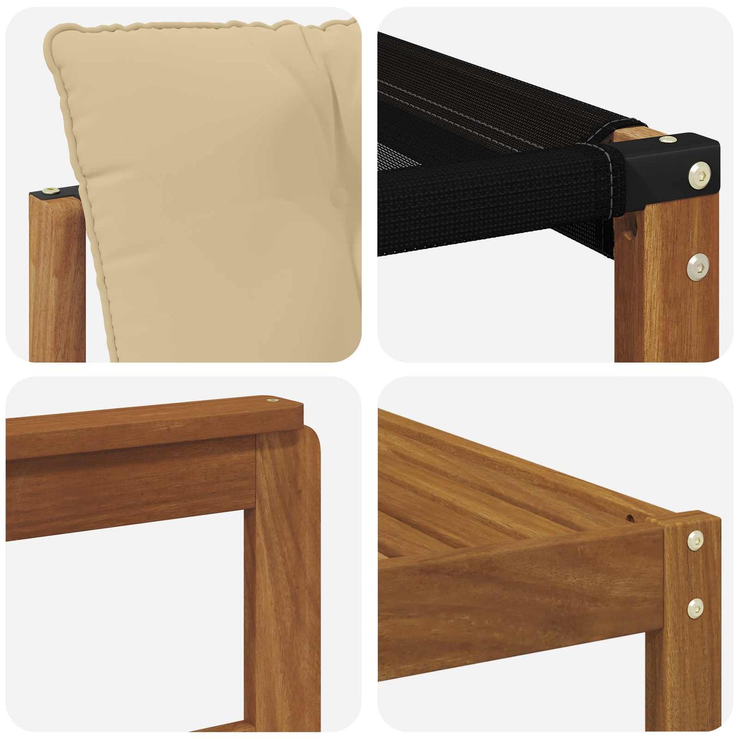 Buiten bankenset met kussen 7 pcs Natuurlijk en Beige is nu te koop bij PeponiXL, paradijselijk wonen!