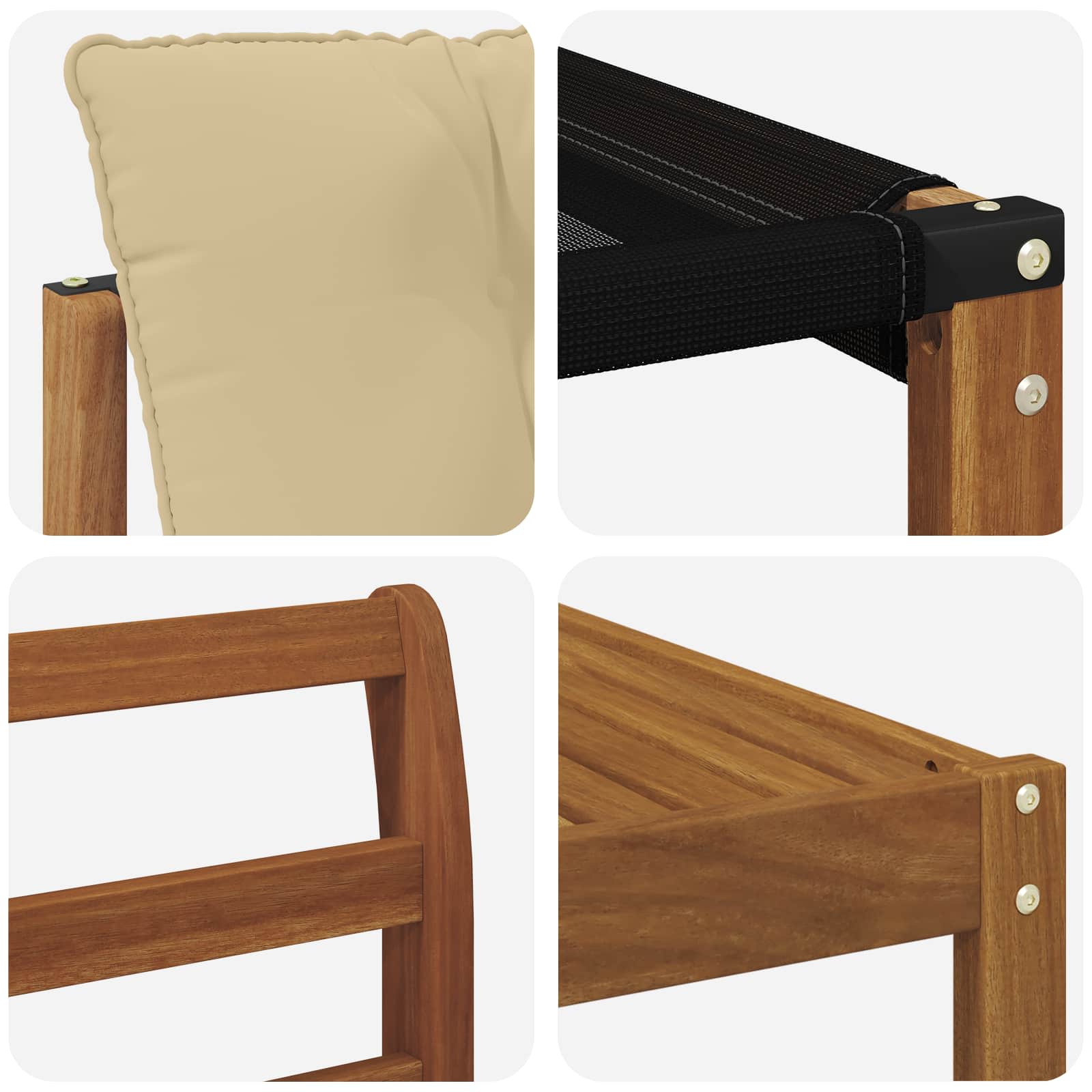 Buiten bankenset met kussen 7 pcs Natuurlijk en Beige is nu te koop bij PeponiXL, paradijselijk wonen!