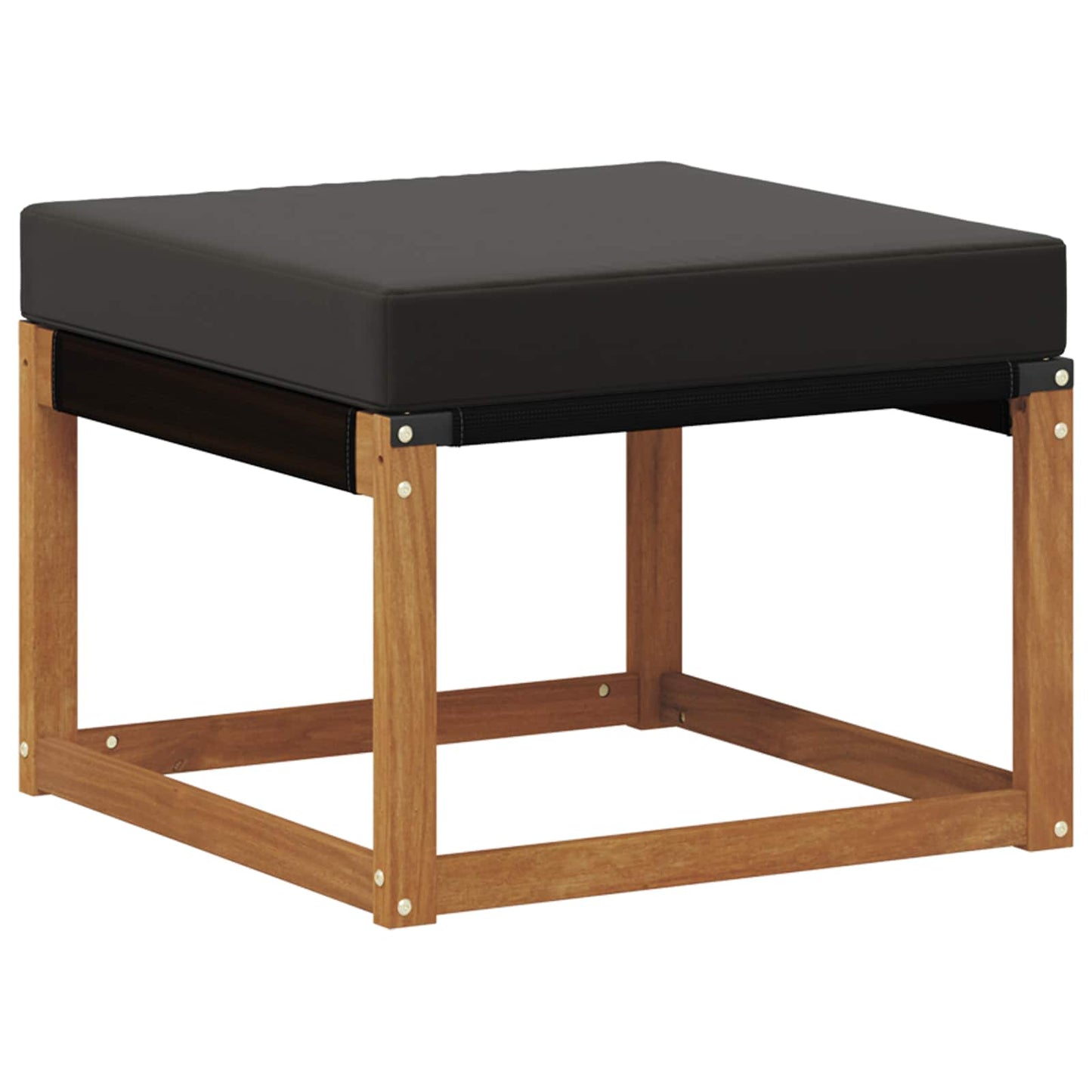 Buiten bankenset met kussen 7 pcs Natuurlijk en Zwart is nu te koop bij PeponiXL, paradijselijk wonen!