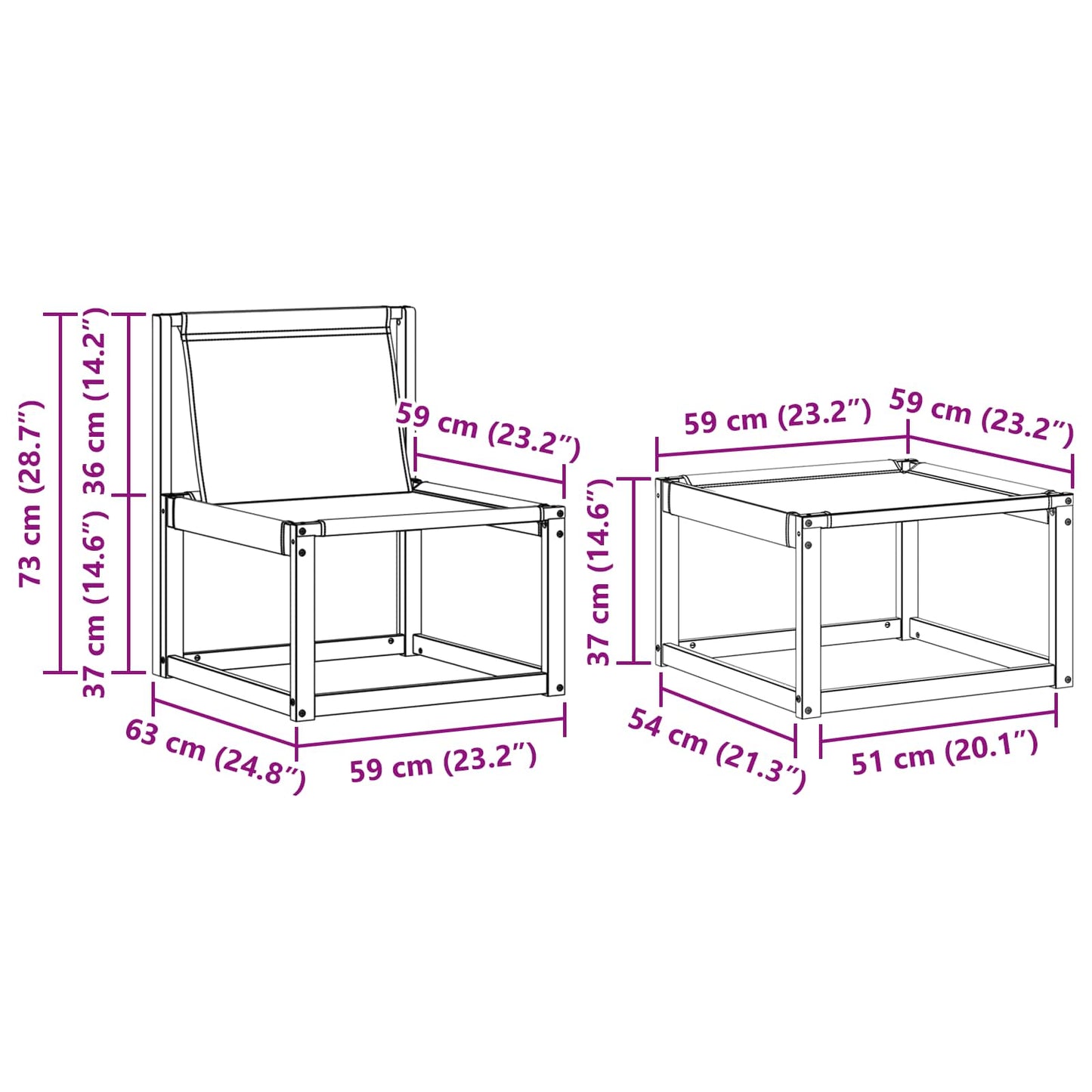 Buiten bankenset met kussen 6 pcs Natuurlijk en Zwart is nu te koop bij PeponiXL, paradijselijk wonen!