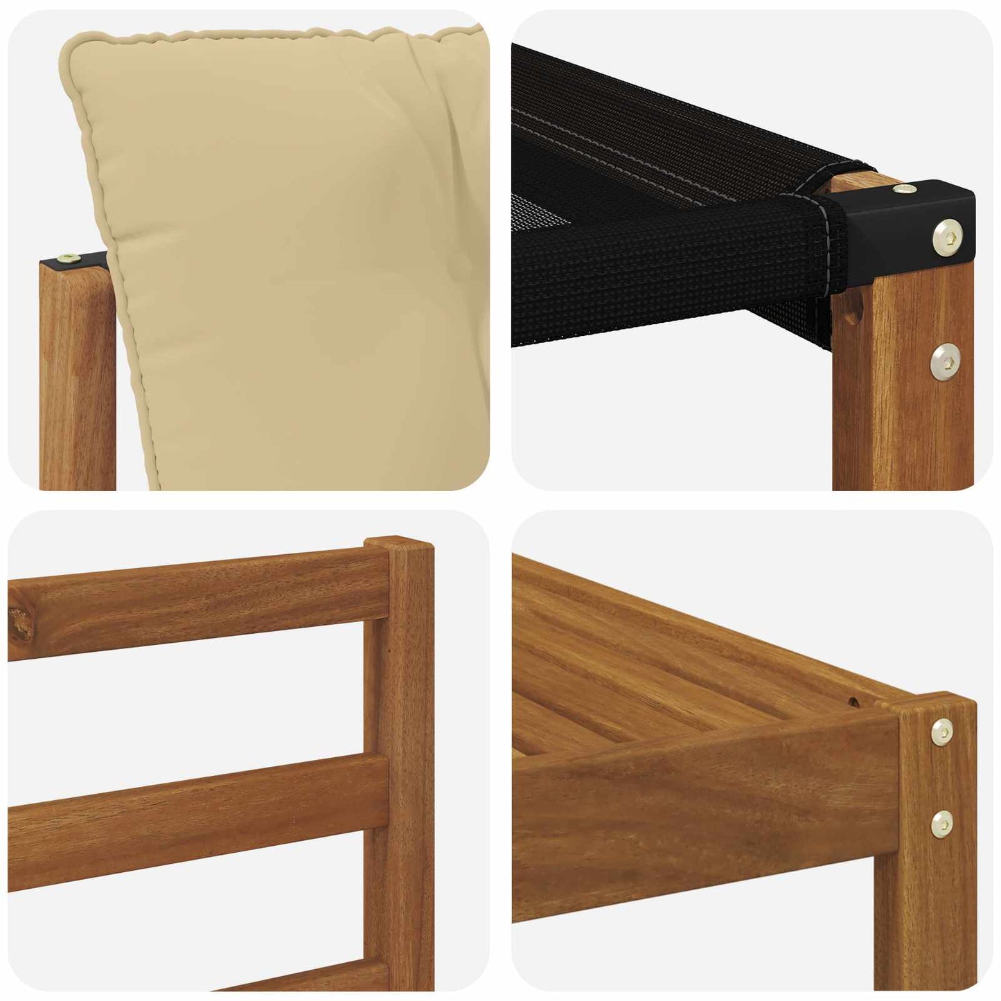 Buiten bankenset met kussen 11 pcs Natuurlijk en Beige is nu te koop bij PeponiXL, paradijselijk wonen!