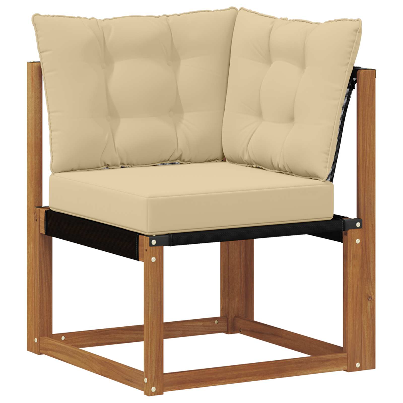 Buiten bankenset met kussen 11 pcs Natuurlijk en Beige is nu te koop bij PeponiXL, paradijselijk wonen!