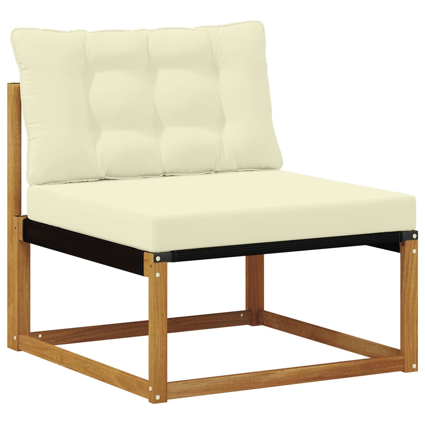 Buiten bankenset met kussen 4 pcs Natuurlijk en Crème is nu te koop bij PeponiXL, paradijselijk wonen!