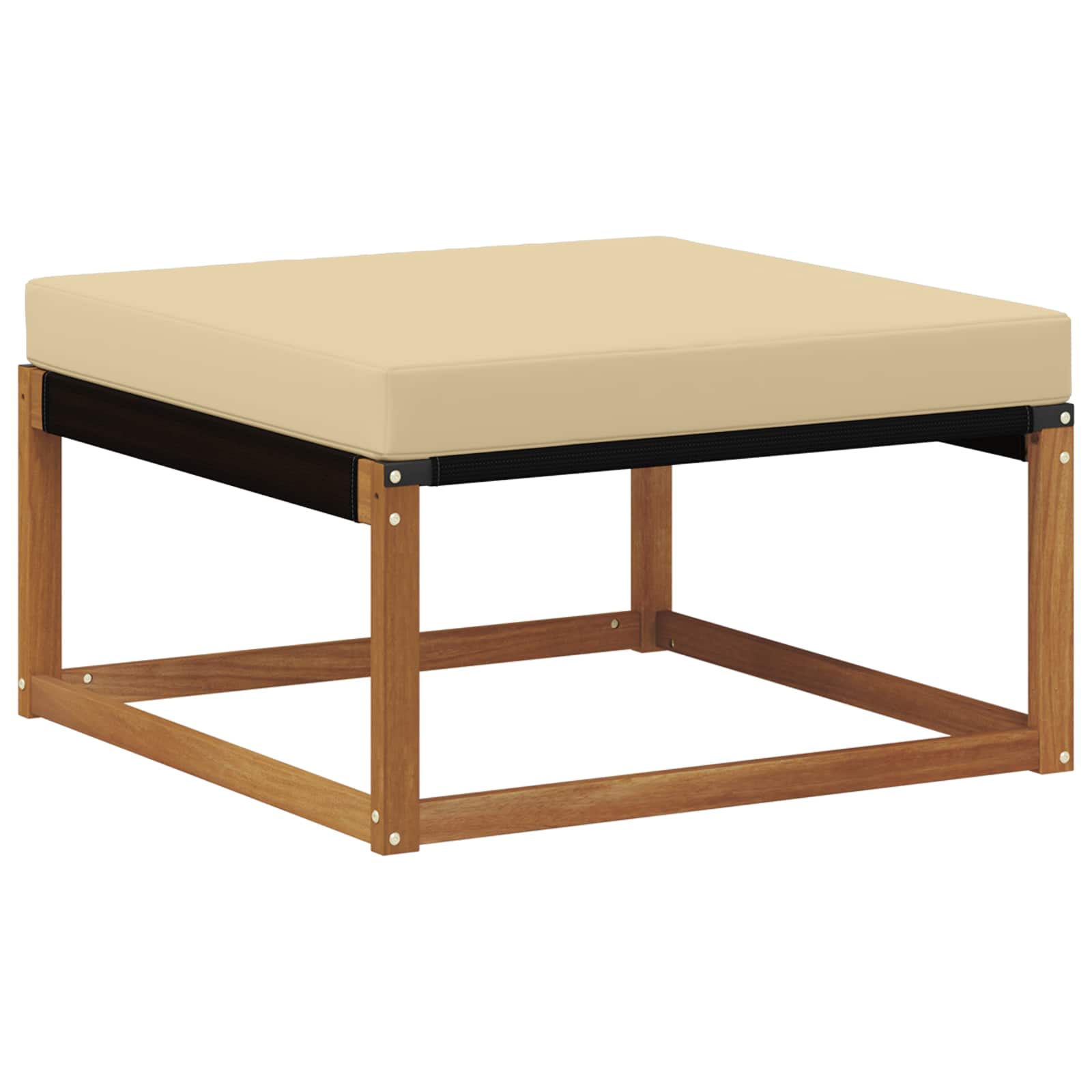 Buiten bankenset 19 pcs Natuurlijk en Beige Massief Acaciahout is nu te koop bij PeponiXL, paradijselijk wonen!