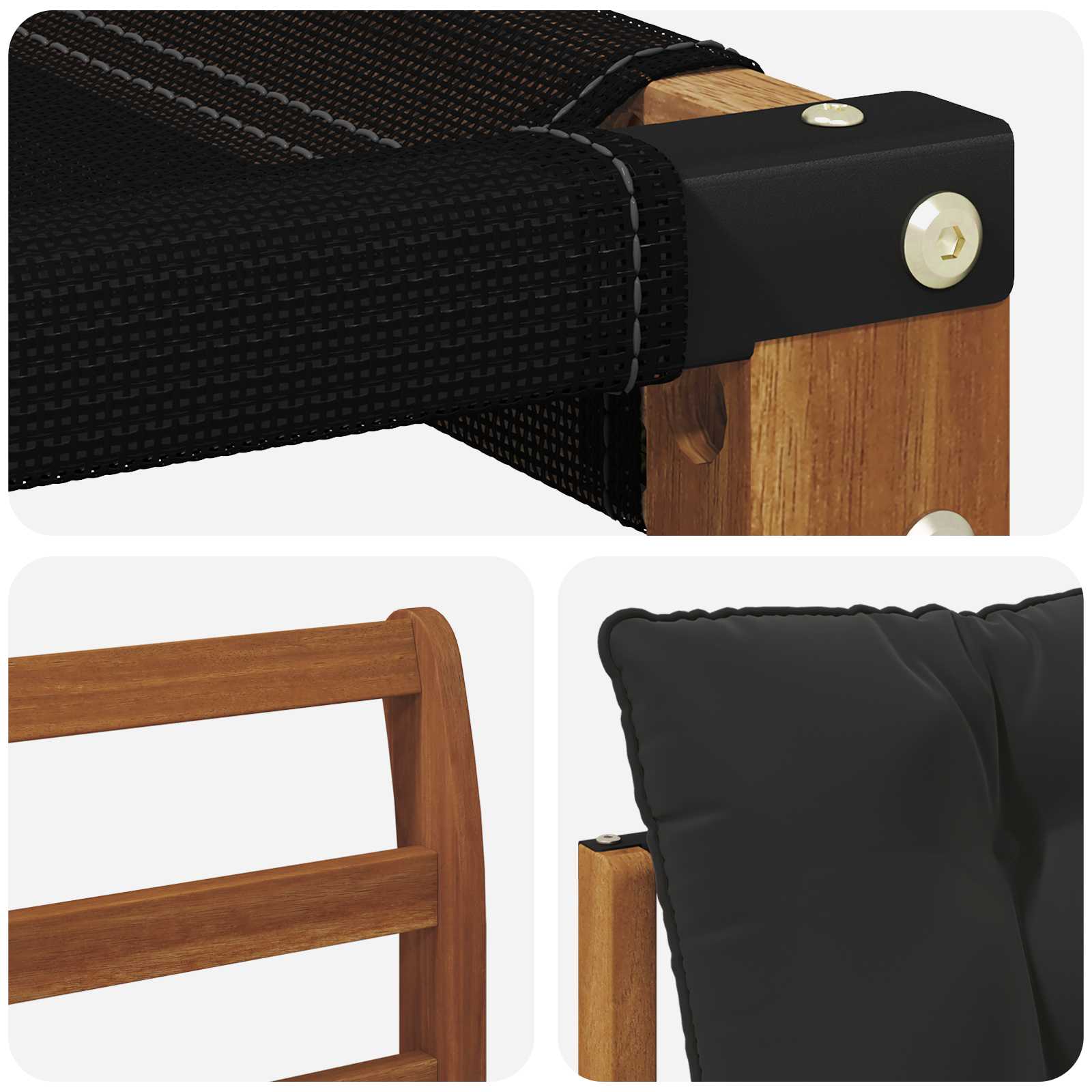 Buiten bankenset met kussen 6 pcs Natuurlijk en Beige is nu te koop bij PeponiXL, paradijselijk wonen!
