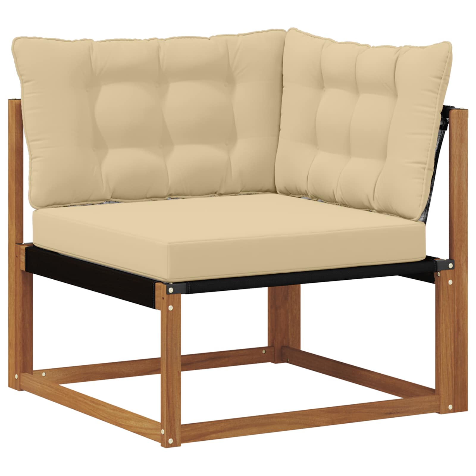 Buiten bankenset met kussen 10 pcs Natuurlijk en Beige is nu te koop bij PeponiXL, paradijselijk wonen!