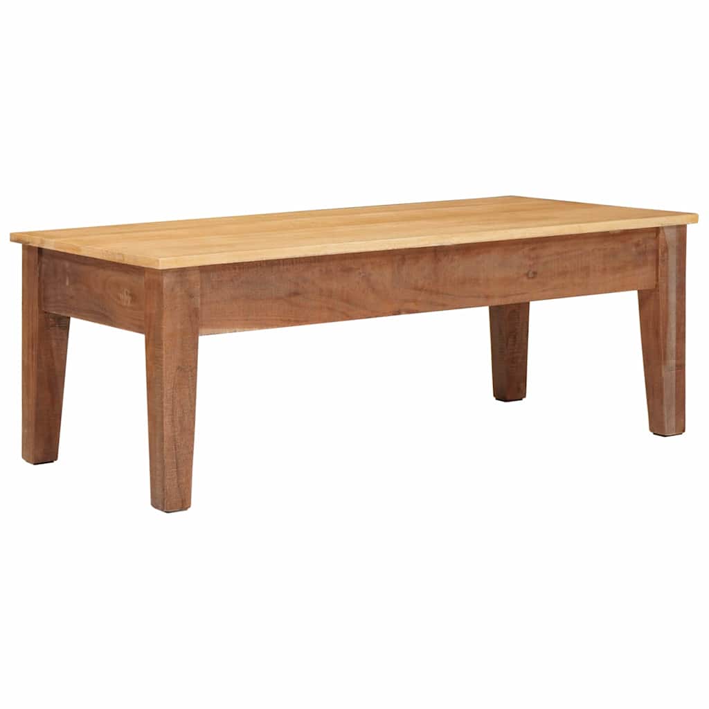 Salontafel met lade Bruin 110 x 55 x 40 cm Massief Mango Hout is nu te koop bij PeponiXL, paradijselijk wonen!