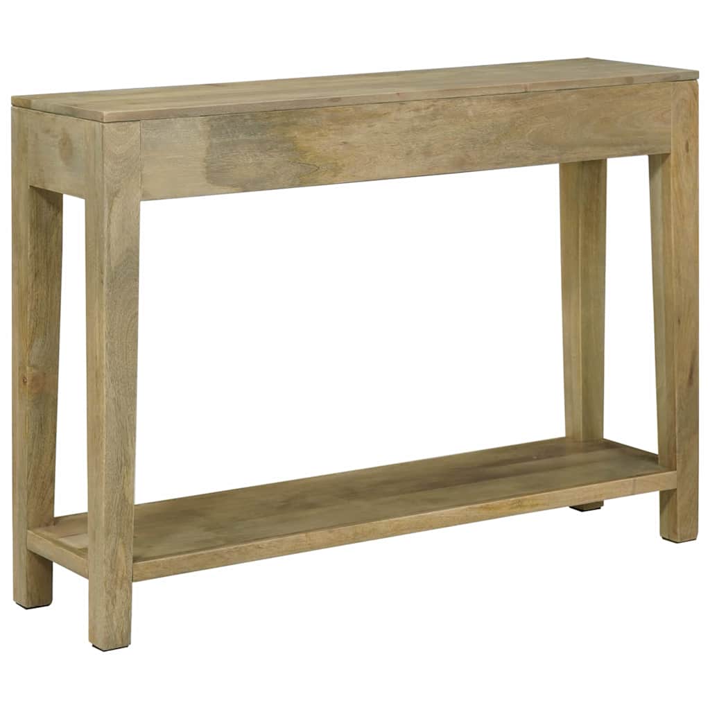 Wandtafel Natuurlijk grijs 110 x 30 x 80 cm Massief Mango Hout is nu te koop bij PeponiXL, paradijselijk wonen!
