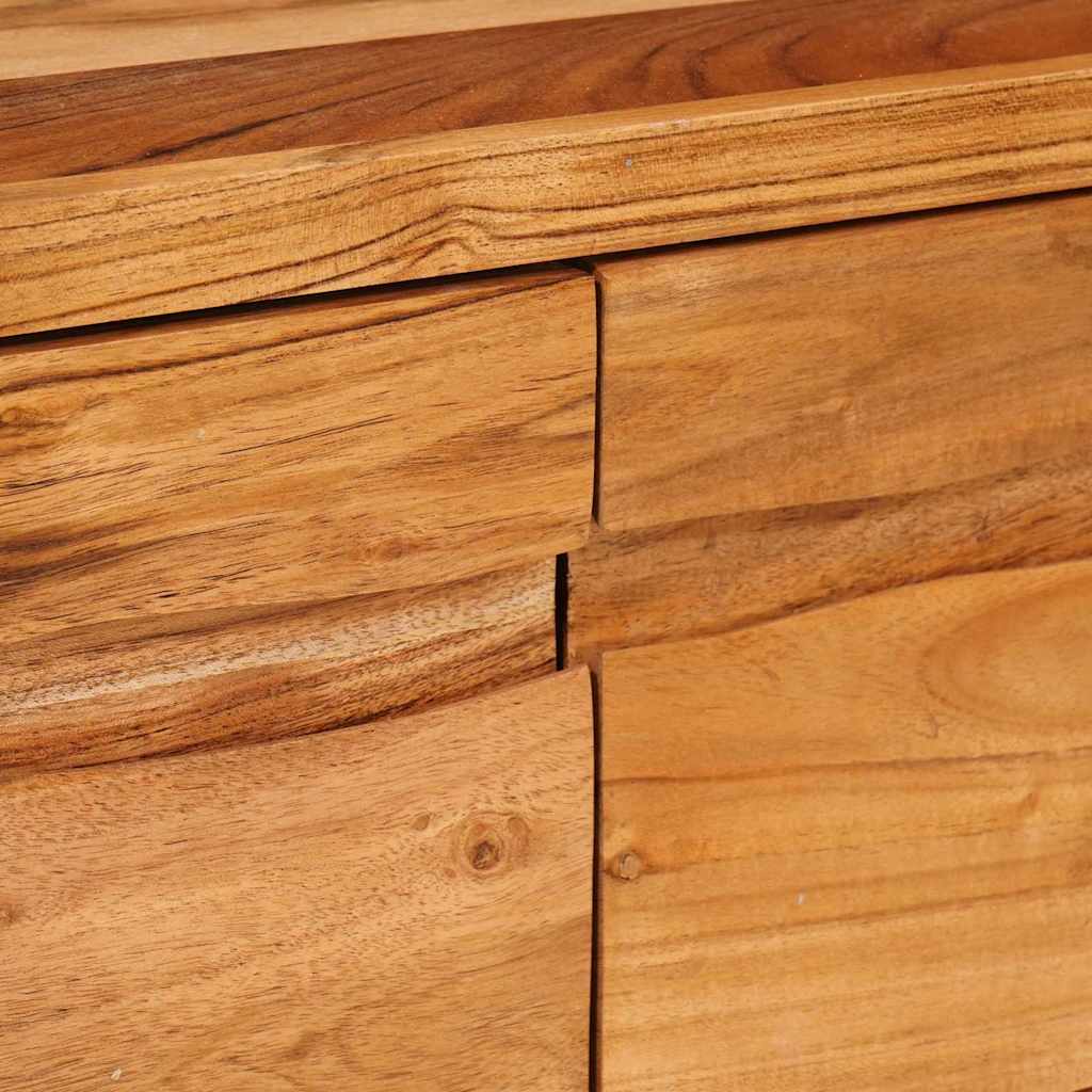TV-kast met plank Bruin 110 x 30 x 40 cm Massief Acaciahout is nu te koop bij PeponiXL, paradijselijk wonen!