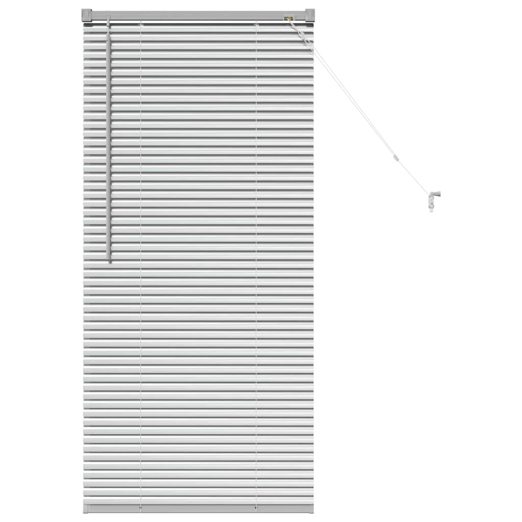Venetiaanse Jaloezieën Zilver 130 x 60 cm Aluminium is nu te koop bij PeponiXL, paradijselijk wonen!