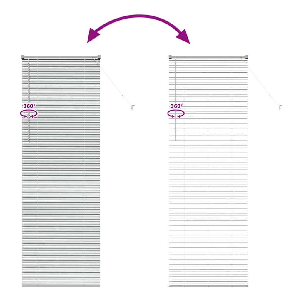 Venetiaanse Jaloezieën Zilver 220 x 75 cm Aluminium is nu te koop bij PeponiXL, paradijselijk wonen!