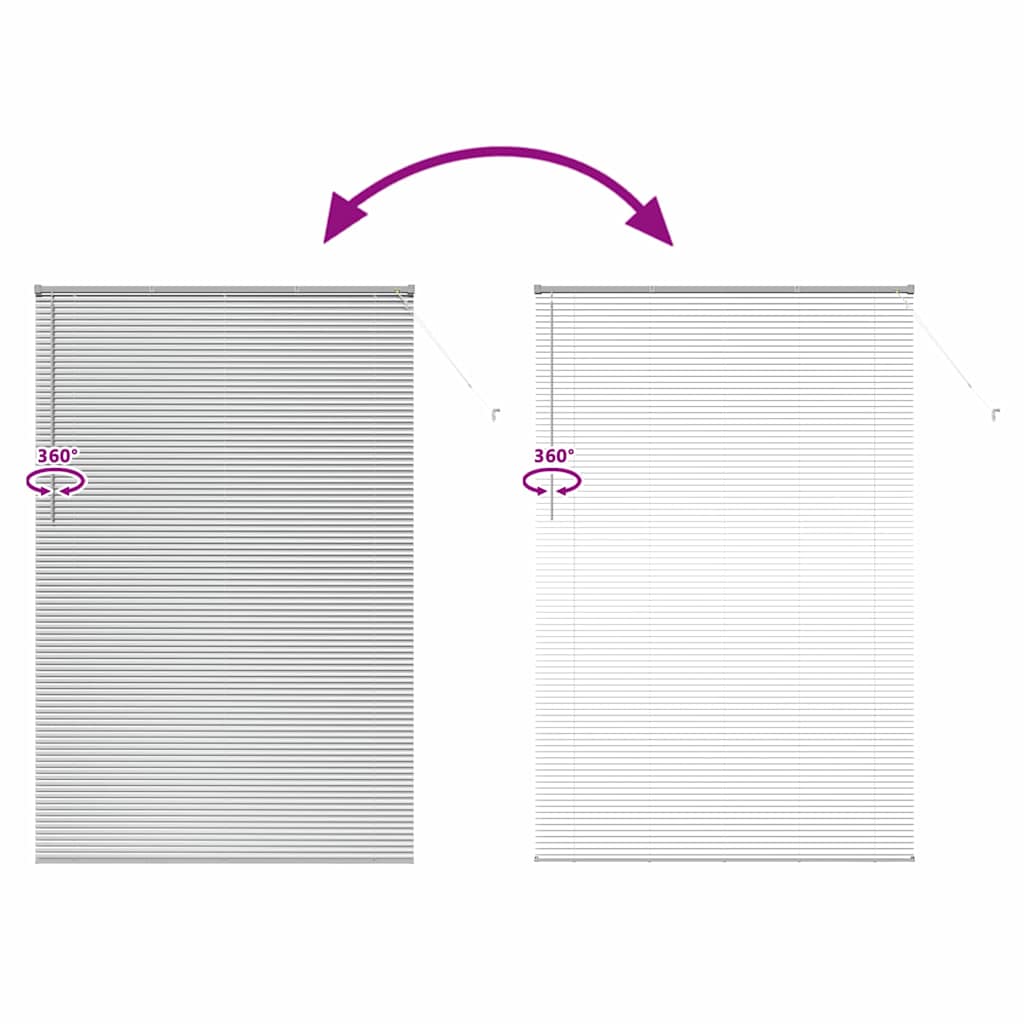 Raamblind met gordijnen Zilver Aluminium is nu te koop bij PeponiXL, paradijselijk wonen!