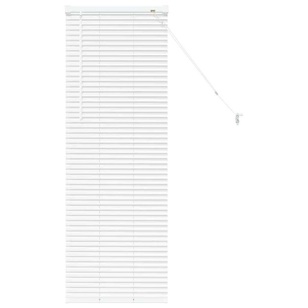 Raamblind met gordijnen Wit Aluminium is nu te koop bij PeponiXL, paradijselijk wonen!