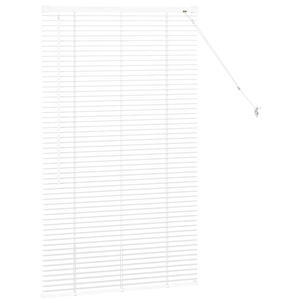 Raamblind met gordijnen Wit Aluminium is nu te koop bij PeponiXL, paradijselijk wonen!