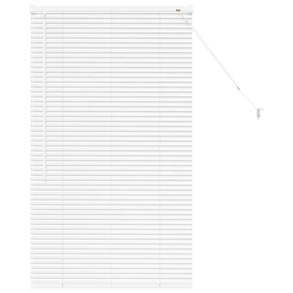 Raamblind met gordijnen Wit Aluminium is nu te koop bij PeponiXL, paradijselijk wonen!