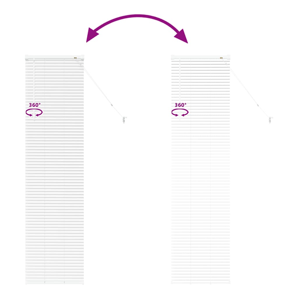 Venetiaanse Jaloezieën Wit 175 x 45 cm Aluminium is nu te koop bij PeponiXL, paradijselijk wonen!