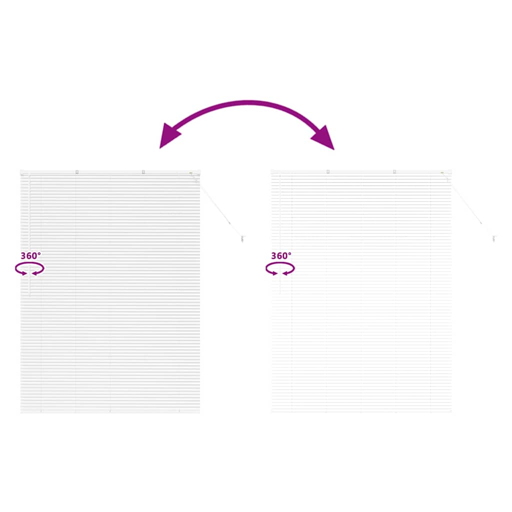 Venetiaanse Jaloezieën Wit 175 x 125 cm Aluminium is nu te koop bij PeponiXL, paradijselijk wonen!