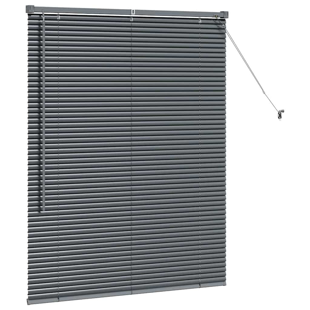 Venetiaanse Jaloezieën Donkergrijs 130 x 105 cm Aluminium is nu te koop bij PeponiXL, paradijselijk wonen!