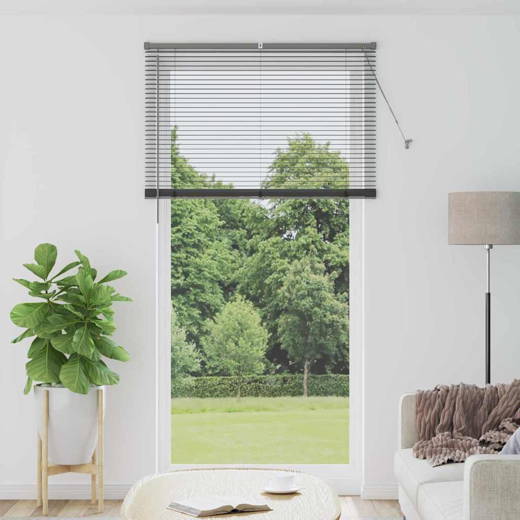 Venetiaanse Jaloezieën Donkergrijs 220 x 110 cm Aluminium is nu te koop bij PeponiXL, paradijselijk wonen!