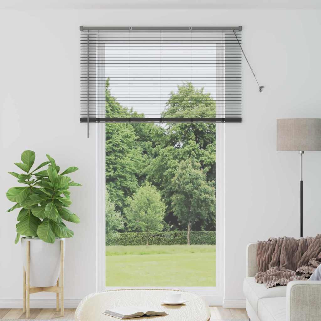 Venetiaanse Jaloezieën Donkergrijs 220 x 130 cm Aluminium is nu te koop bij PeponiXL, paradijselijk wonen!