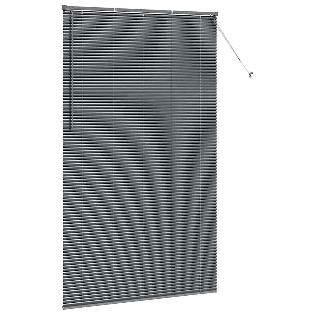 Venetiaanse Jaloezieën Donkergrijs 220 x 130 cm Aluminium is nu te koop bij PeponiXL, paradijselijk wonen!