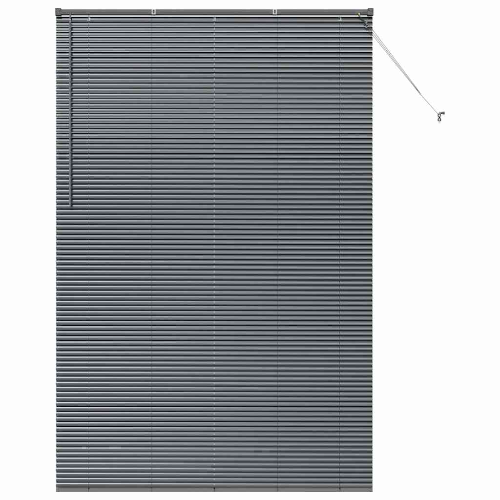 Venetiaanse Jaloezieën Donkergrijs 220x150cm Aluminium is nu te koop bij PeponiXL, paradijselijk wonen!