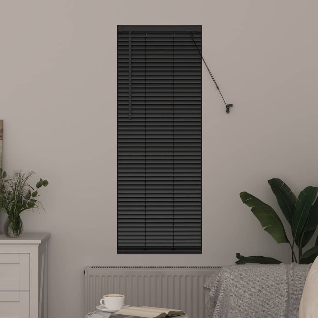 Venetiaanse Jaloezieën Zwart 175 x 40 cm Aluminium is nu te koop bij PeponiXL, paradijselijk wonen!