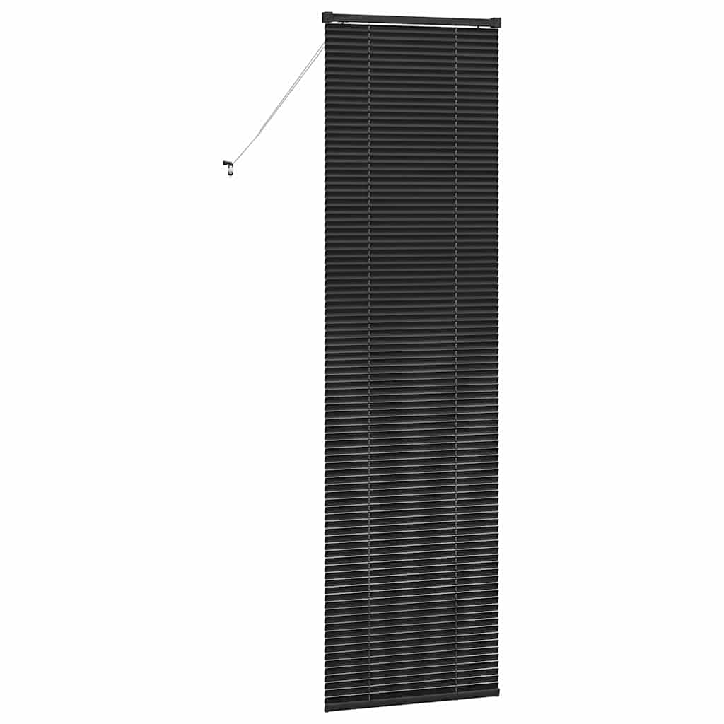 Venetiaanse Jaloezieën Zwart 220 x 60 cm Aluminium is nu te koop bij PeponiXL, paradijselijk wonen!