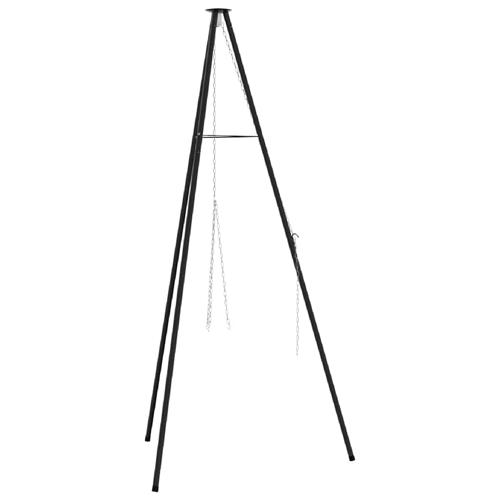 Kampvuur tripod Zwart 92 x 92 x 151,5 cm Staal is nu te koop bij PeponiXL, paradijselijk wonen!